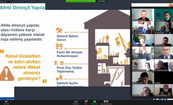 SAMÜ’de "Afet Farkındalık Eğitimi"