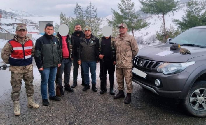 Siirt’te kaçak avcılık yaptığı tespit edilen 3 şahıs hakkında tutanak tutuldu