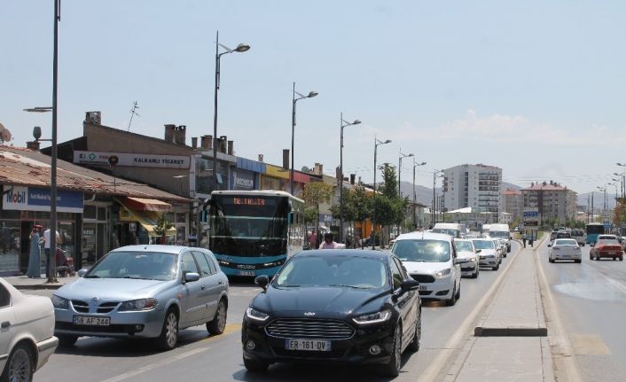 Sivas’ta araç sayısı arttı