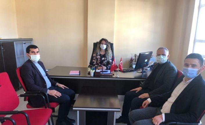 STK temsilcileri, İdil SYDV Müdürü Demir ile görüştü