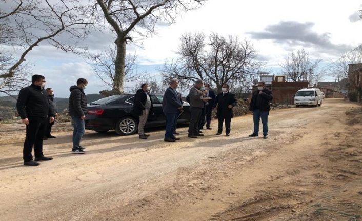 Vali Aktaş, Ahmetçe köyünde incelemelerde bulundu