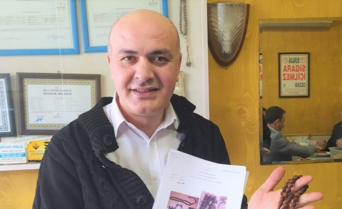 200 yıllık tespihi tescilletti