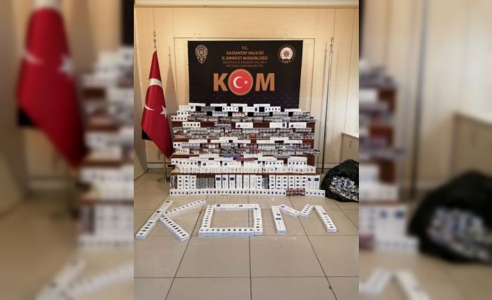 2 bin 580 paket kaçak sigara ele geçirildi