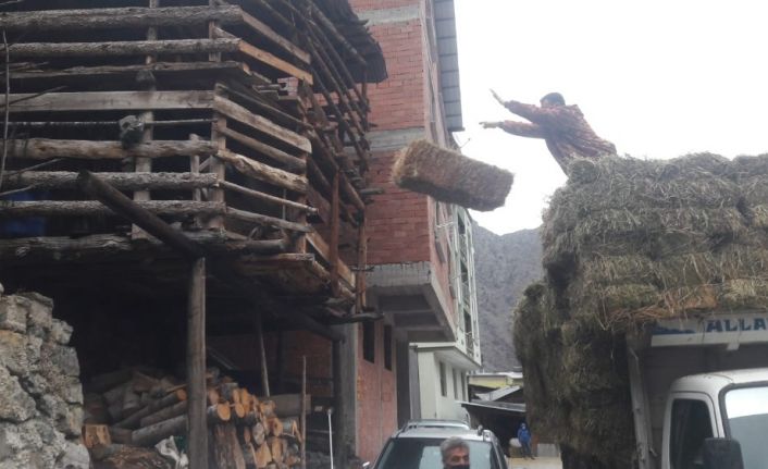 60 hanenin yandığı köye yardım yapmak isteyenler için köy muhtarı Duman uyardı