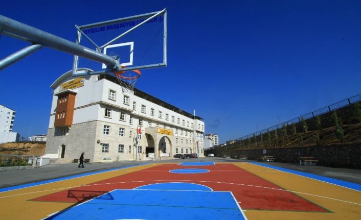 75 okula yapılacak basketbol ve voleybol sahası kazandırılacak