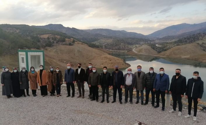 AK Parti Osmancık ilçe teşkilatı, Dereboğazı içme suyu barajında incelemelerde bulundu