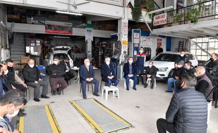 Başkan Başdeğirmen: “Esnafımızın daha rahat bir ortamda iş yapabilmelerini sağlayacağız”