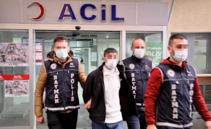 Batman’da 21 yıl 5 ay kesinleşmiş hapis cezası bulunan suç makinası yakalandı