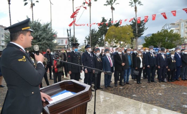 Bozyazı’da Çanakkale Zaferi’nin yıldönümü törenle kutlandı
