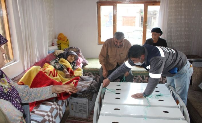 Büyükşehir’den bin 283 vatandaşa hasta yatağı