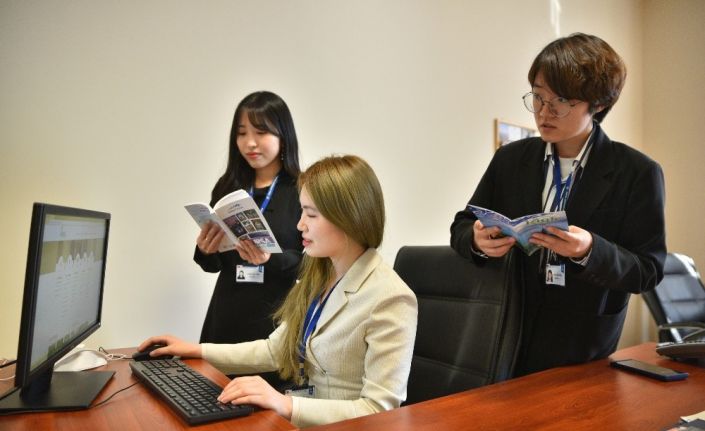 Büyükşehir’in Koreli stajyerleri iki ülke arasında turizm elçisi olacak