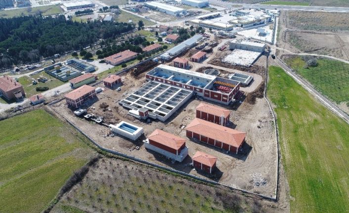 Çanakkale içme suyu 2. kademe arıtma tesisinde çalışmalar devam ediyor