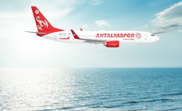 Corendon Airlines’ten Antalyaspor’a final hediyesi takım uçağı