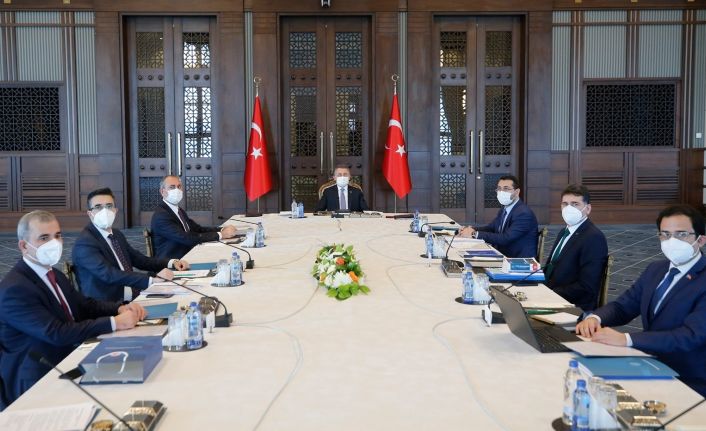 Cumhurbaşkanı Yardımcısı Oktay, İnsan Hakları Eylem Planı takvimlendirme görüşmelerine başkanlık yaptı