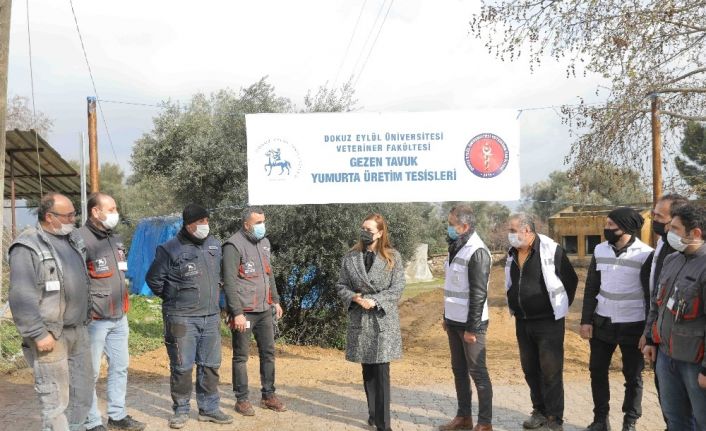 DEÜ Kiraz’da bölgenin ilk kanatlı hayvan çiftliğini kuruyor