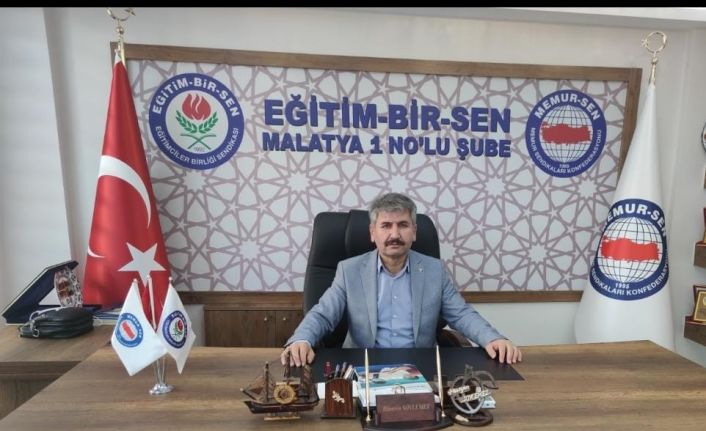 Eğitim Bir Sen Malatya 1 Nolu Şube Başkanı Söylemez: "Kadının saygınlığı kadına saygıyla başlar"