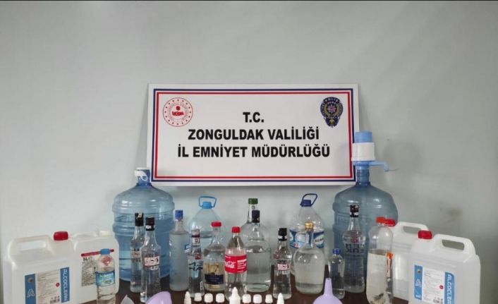 Emniyetten sahte alkol operasyonu