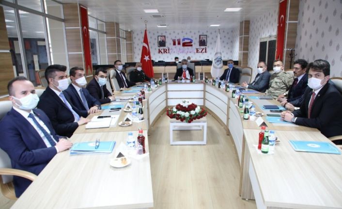 Erzincan’da, İl Güvenlik ve Asayiş Koordinasyon Toplantısı ile Kaymakamlar Toplantısı yapıldı