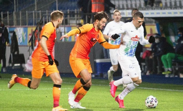 Galatasaray ile Çaykur Rizespor 40. randevuda