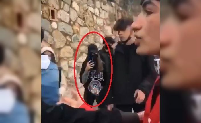 Gençlerin ölümüne kız kavgası kamerada