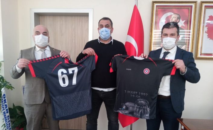 Gençlik Spor İl Müdürlüğü şehit madenci formalarına destek verdi