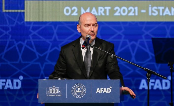 İçişleri Bakanı Süleyman Soylu, İstanbul İl Afet Risk Azaltma Planı programında konuştu