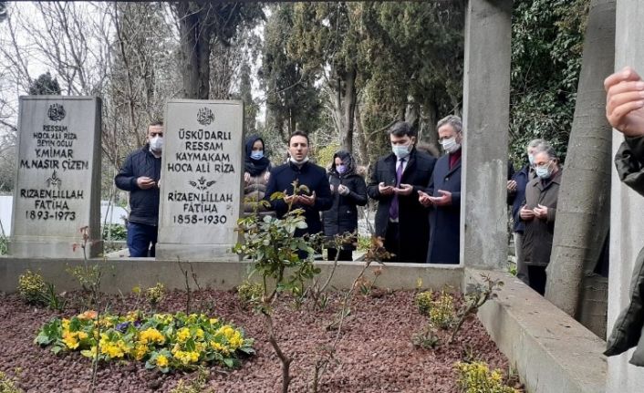 “İstanbul’un ressamı” Hoca Ali Rıza Bey vefatının 91. yılında kabri başında anıldı