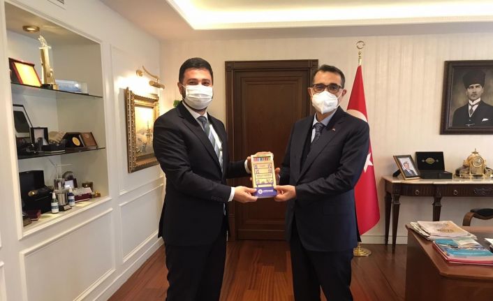 Kağıthane Belediye Başkanı Mevlüt Öztekin, Enerji ve Tabii Kaynaklar Bakanı Fatih Dönmez’i ziyaret etti