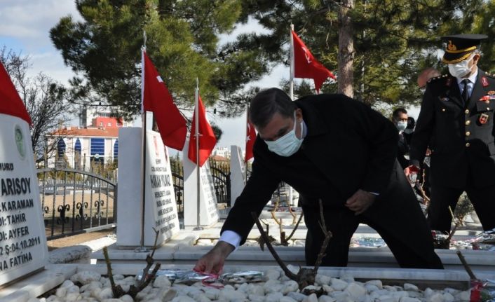 Karaman’da Şehitleri Anma Günü ve Çanakkale Zaferi’nin 106. yıldönümü etkinlikleri