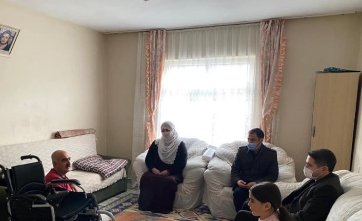 Kaymakam Zeyrek’ten engelli vatandaşa ziyaret