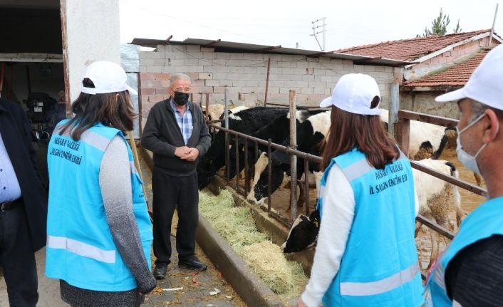 Kırmızı kategorideki Aksaray’da ziraatçılar köylerde denetim yapıyor