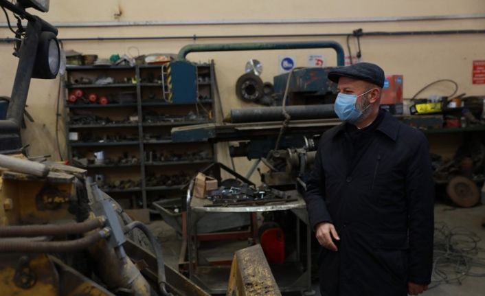 Kocasinan’ın atölyeleri, büyük bir sanayi sitesi gibi çalışıyor