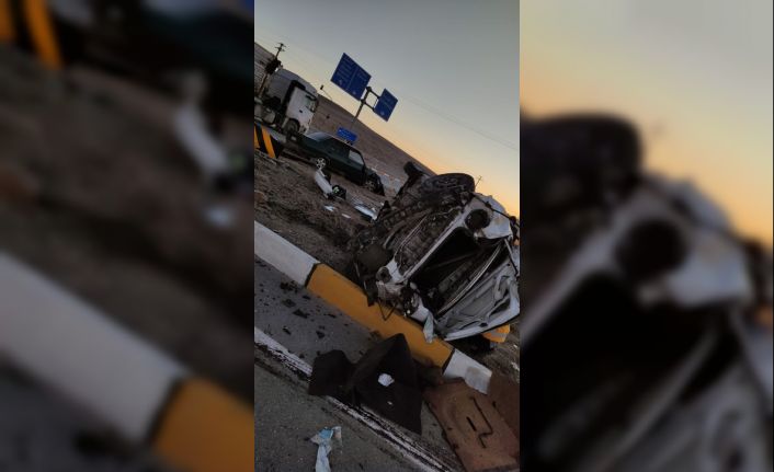 Konya’da iki otomobil çarpıştı: 1 ölü, 2 yaralı