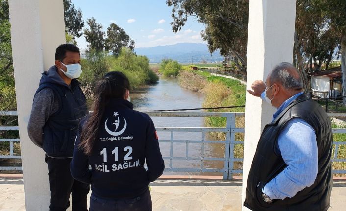 Köprüden suya atladığı iddia edilen yaşlı adam için arama çalışması başlatıldı