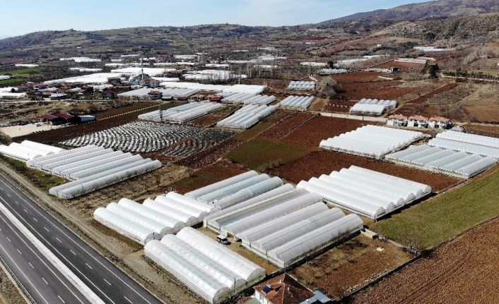 ’Küçük Antalya’ olarak anılıyor, köyün tamamına yakını sera ile kaplı