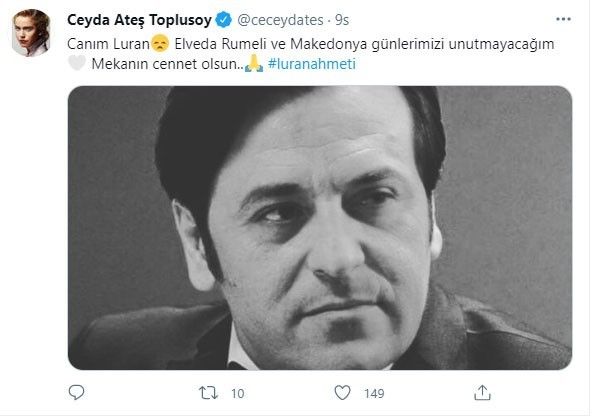 Luran Ahmeti’nin ölümü sanat dünyasını yasa boğdu