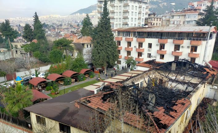 Ordu evindeki yangının boyutu gün ağarınca ortaya çıktı