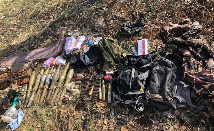 Pençe-Kaplan operasyonunda çok sayıda yeni silah ve mühimmat ele geçirildi