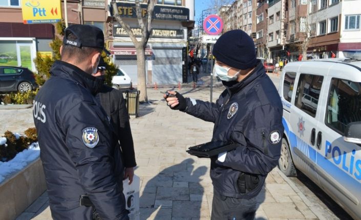 Sokağa çıkma kısıtlamasına uymayan 125 kişiye 112 bin 500 TL cezai işlem uygulandı