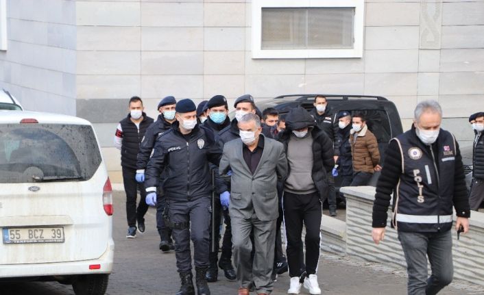 Suç örgütü operasyonu: Aralarında emniyet müdür yardımcısının da bulunduğu 31 kişi adliyede