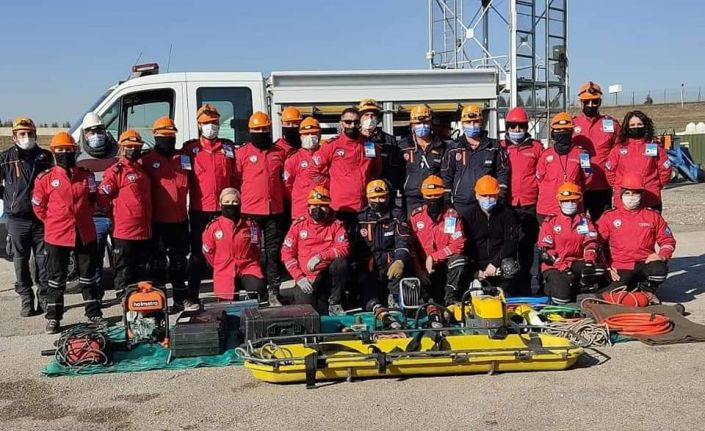 Tamga Uluslararası Arama ve Kurtarma Ankara Genel Merkez Eğitimi tamamlandı