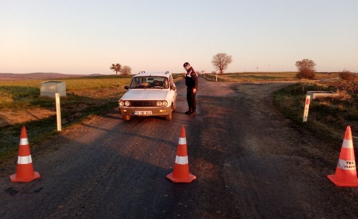Tekirdağ’da mutant virüs görülen mahallede giriş-çıkışlar kontrollü sağlanıyor