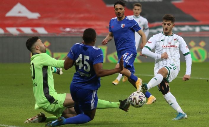 TFF 1. Lig: Bursaspor: 1 - Ankaraspor: 1 (İlk yarı sonucu)