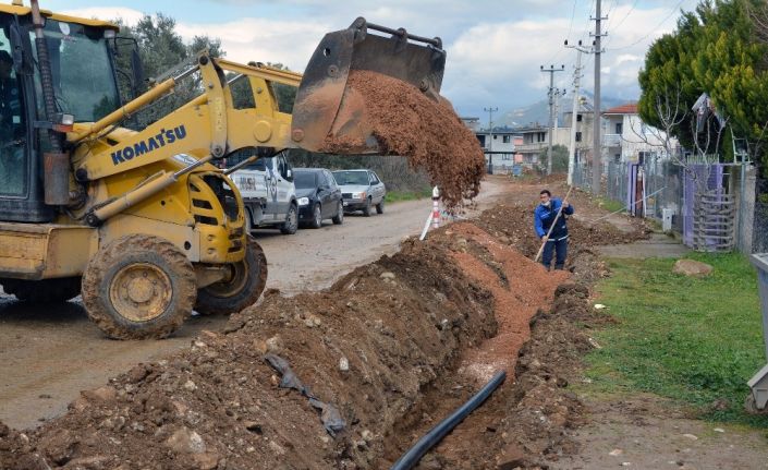 Yatağan Madenler’de içme suyu hatları yenileniyor