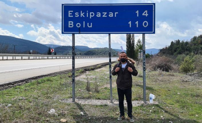 1 günlük evliliğin nafakaya mahkum ettiği genç 135 kilometre yürüyerek Karabük’e ulaştı