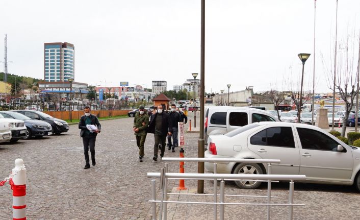 5 farklı inşaattan kablo çalan hırsızlar tutuklandı