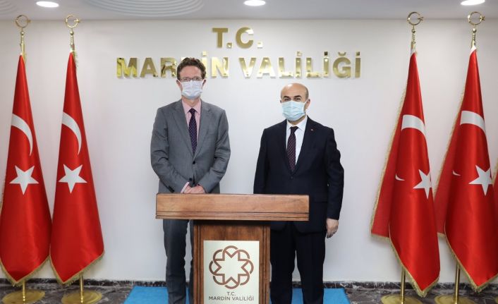 AB Türkiye Delegasyonu Başkanı Meyer-Landrut, Mardin Valisi Demirtaş ile bir araya geldi