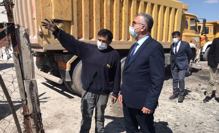 Ahlatcı’dan yangınzedeye geçmiş olsun ziyareti