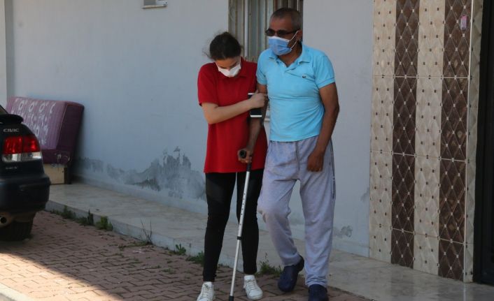 Akülü sandalyesini çalan hırsıza gözyaşları içinde beddua eden adam yeni aracına kavuştu