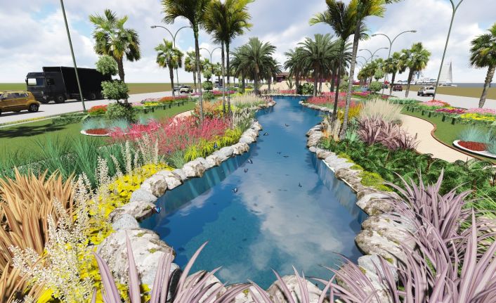 Alanya’nın batı girişinde “Yörük göçü” temalı peyzaj projesi